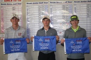 Grant Lincecum (2017) takes home the Glennloch Pines Shootout trophy on January 24, 2016.